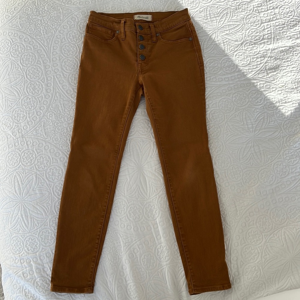 COPY - MADEWELL 9” High Rise Skinny Jeans 26 Petite
